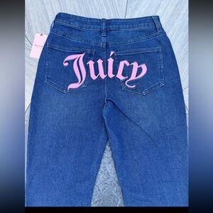 Juicy Couture Lunita Women’s Medium Rise Bootcut Jeans Dark Wash Denim Size 2-10